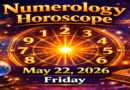 Numerology Horoscope For May 22, 2026 | Friday’s Cosmic Insights For All Numbers