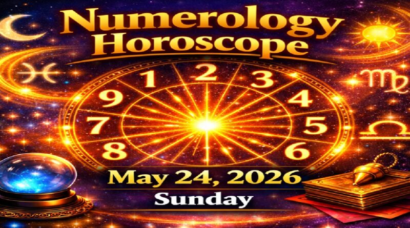 Numerology Horoscope For May 24, 2026 | Sunday’s Cosmic Energy and Life Path Guidance