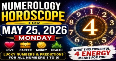 Numerology Horoscope for May 25, 2026: What Monday’s Vibrations Mean for Your Destiny, Career, Love & Money