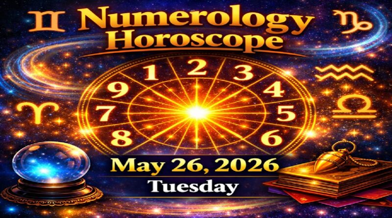 Numerology Horoscope For May 26, 2026 | Tuesday’s Vibrations of Growth and Clarity