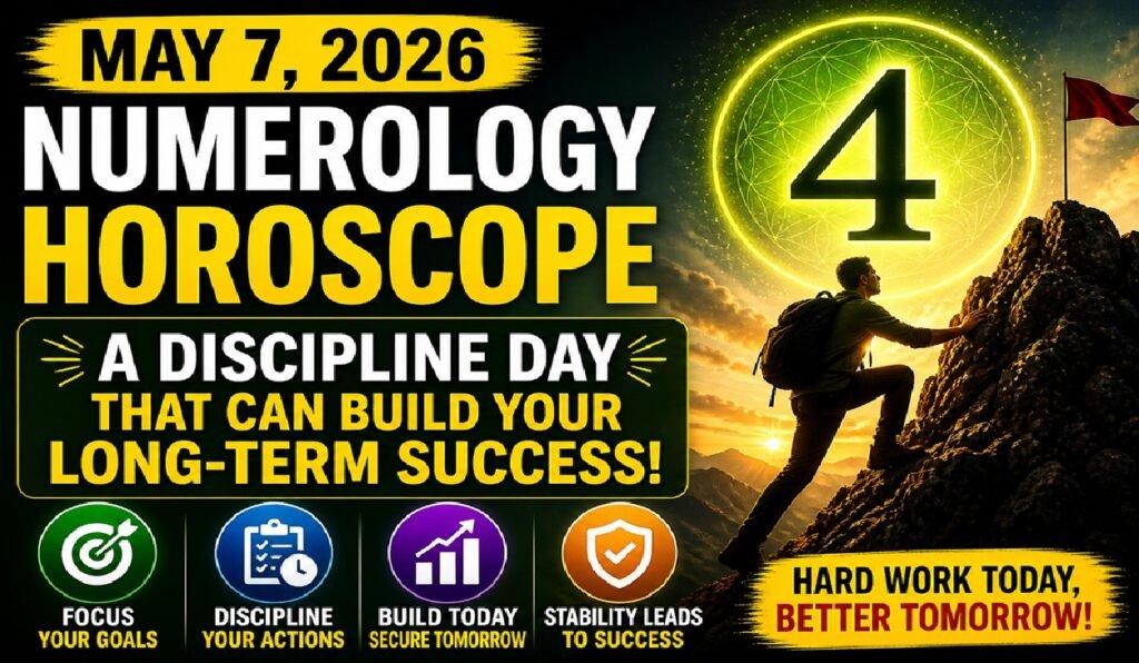 Numerology Horoscope for May 6, 2026 (Wednesday): Creative Energy Peaks—A Powerful Day for Expression, Growth & Opportunities