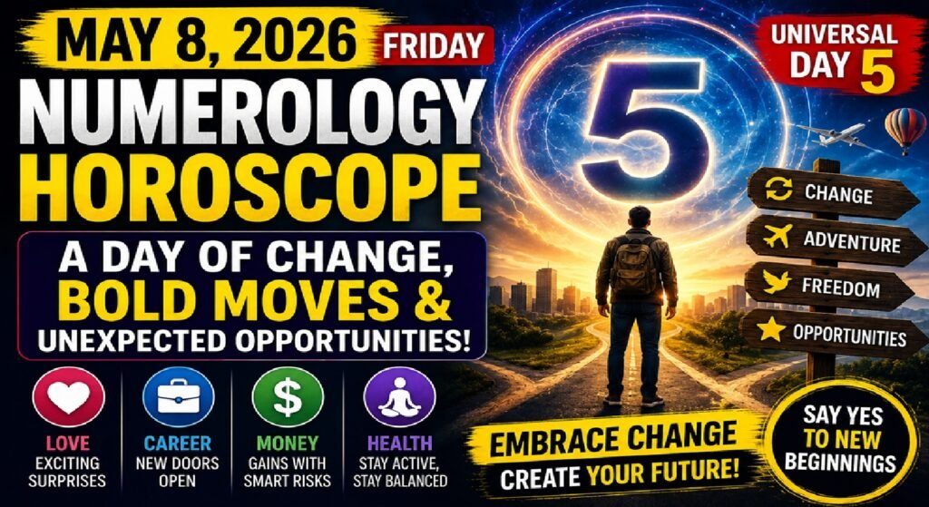 Numerology Horoscope for Friday - May 8, 2026