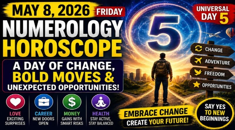 Numerology Horoscope for Friday - May 8, 2026