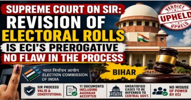Supreme Court Upholds Bihar Electoral Roll Revision; Says ECI Has Full Constitutional Authority
