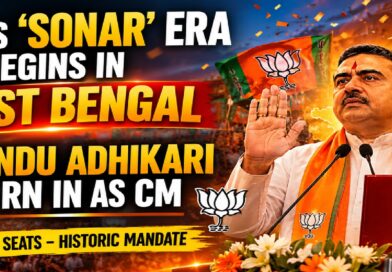 BJP’s ‘Sonar Bangla’ Era Begins: Suvendu Adhikari Sworn In as West Bengal Chief Minister