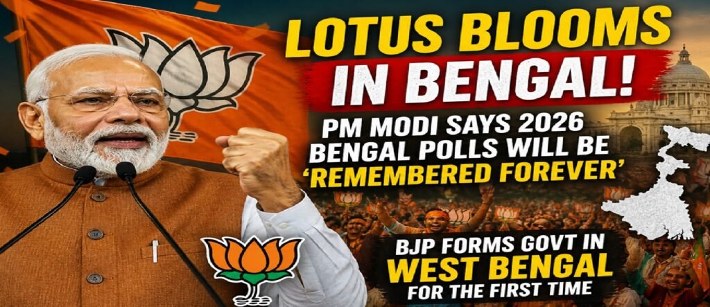 Lotus Blooms in Bengal: How BJP’s Historic 2026 Victory Reshapes State Politics and National Power Dynamics