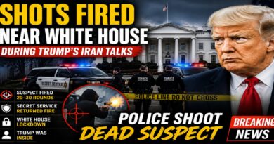 Shots Fired Near White House During Donald Trump’s Iran Talks; Suspect Killed by Police
