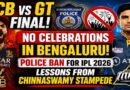 RCB vs GT IPL 2026 Final: Bengaluru’s Celebration Ban Reflects Hard Lessons from Chinnaswamy Stampede
