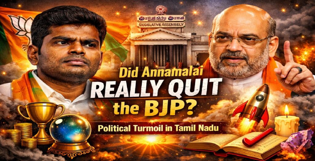Did Annamalai Really Quit the BJP? Meeting with Amit Shah Changes the Equation; Inside the Political Turmoil Reshaping Tamil Nadu