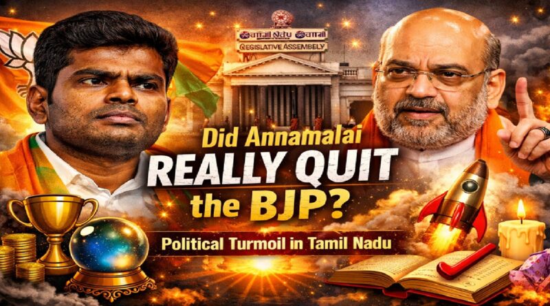 Did Annamalai Really Quit the BJP? Meeting with Amit Shah Changes the Equation; Inside the Political Turmoil Reshaping Tamil Nadu