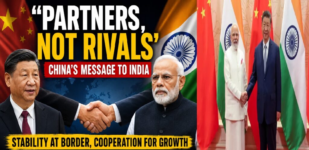 China Calls India a “Partner, Not a Rival”: What Beijing’s Latest Message Means for South Asia