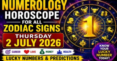 Thursday - July 2, 2026: Numerology Horoscope for All Zodiac Signs – Discover Your Lucky Number and Daily Predictions