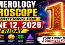 Numerology Horoscope Predictions for June 12, 2026: Powerful Friday Forecast for Love, Career, Money & Luck