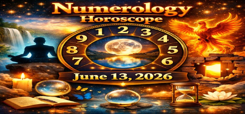 Numerology Horoscope For June 13, 2026 | Saturday’s Cosmic Energy of Reflection and Renewal