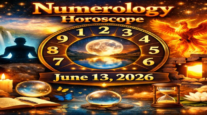 Numerology Horoscope For June 13, 2026 | Saturday’s Cosmic Energy of Reflection and Renewal