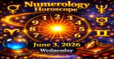Numerology Horoscope For June 3, 2026 | Wednesday’s Energies of Focus and Transformation