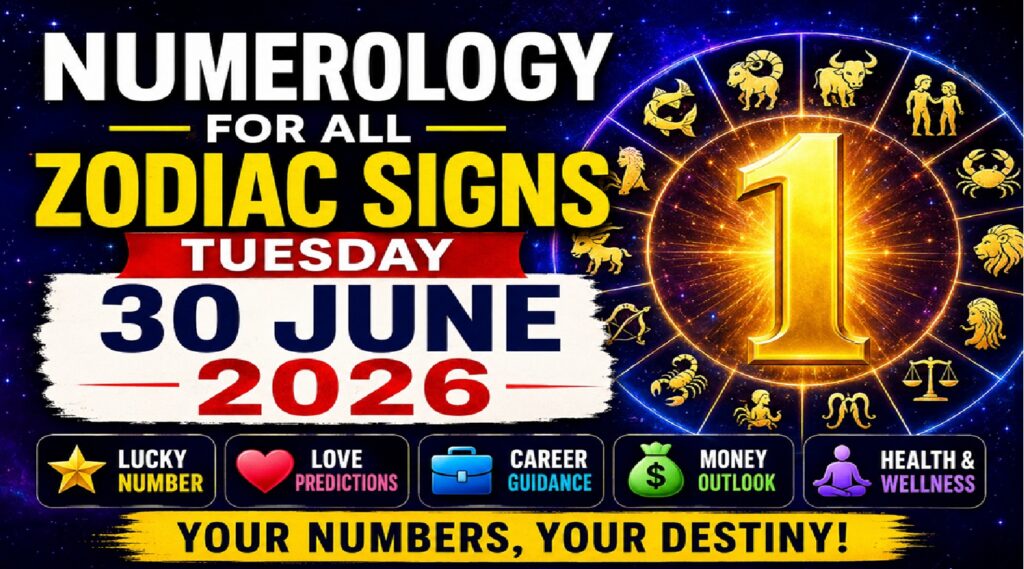 Tuesday - June 30, 2026: Your Lucky Number, Career, Love & Money Predictions