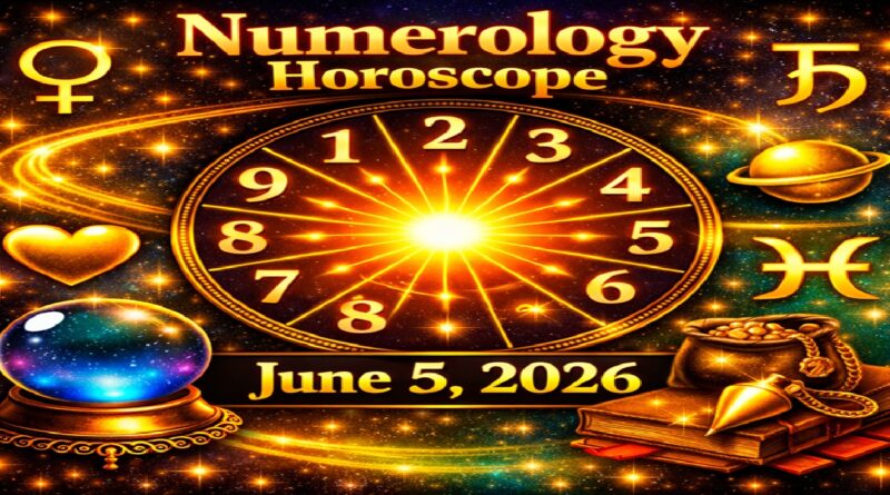 Numerology Horoscope For June 5, 2026 | Friday’s Energies of Prosperity and Emotional Balance