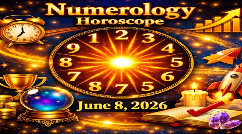 Numerology Horoscope For June 8, 2026 | Monday’s Energies of Motivation and New Beginnings