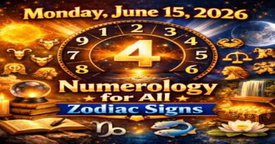 Monday - June 15, 2026 Numerology Horoscope | Cosmic Insights for All Zodiac Signs