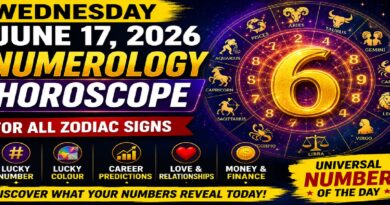 Wednesday - June 17: 2026 Numerology Horoscope | Fortunate Numbers, Job, Love, and Financial Forecasts for Every Sign of the Zodiac