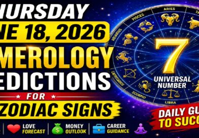 Thursday: Numerology Forecasts for Every Sign of the Zodiac for June 18–2026 | Your Lucky Number, Career, Love, and Financial Prospects