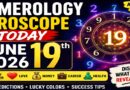 Numerology Horoscope for June 19, 2026: Financial, Career, Love, and Lucky Numbers for Every Birth Number