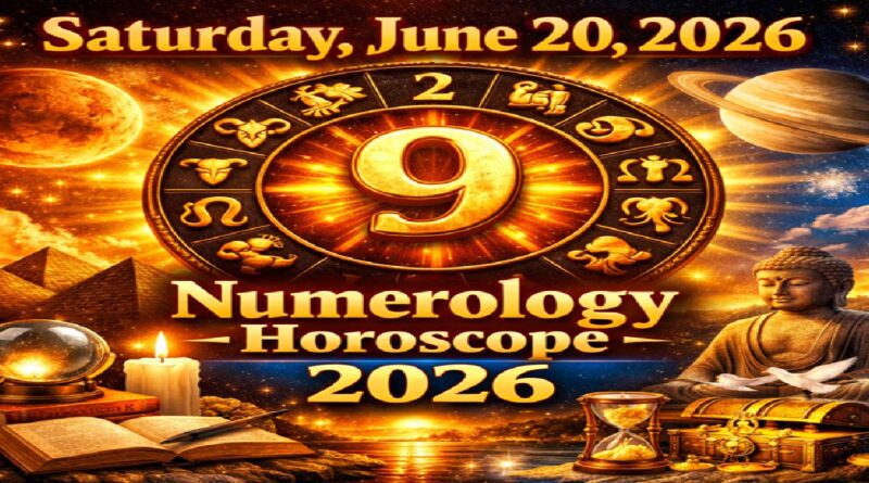 Cosmic Energy for Every Sign of the Zodiac | Numerology Horoscope for Saturday, June 20, 2026 