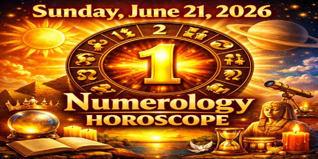Sunday - June 21: 2026 Numerology Horoscope | Cosmic Energy for All Zodiac Signs