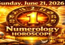 Sunday - June 21: 2026 Numerology Horoscope | Cosmic Energy for All Zodiac Signs