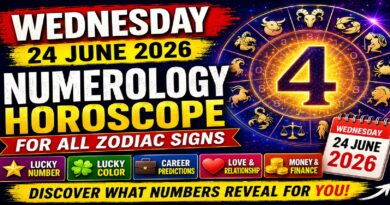 Wednesday - June 24: 2026 Numerology Horoscope: Financial, Job, Love, and Fortunate Numbers for Each Sign of the Zodiac