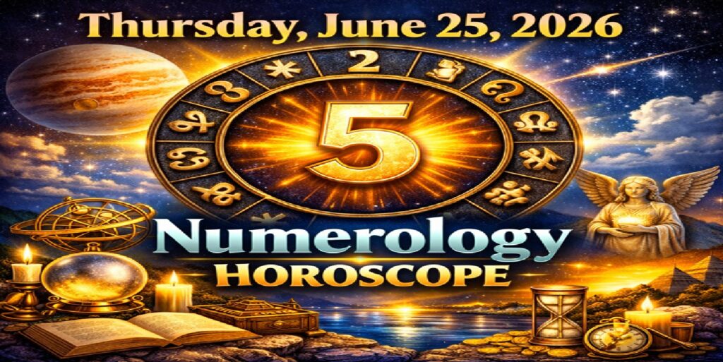 Thursday - June 25: 2026 Numerology Horoscope | Cosmic Energy for All Zodiac Signs