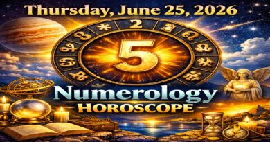 Thursday - June 25: 2026 Numerology Horoscope | Cosmic Energy for All Zodiac Signs