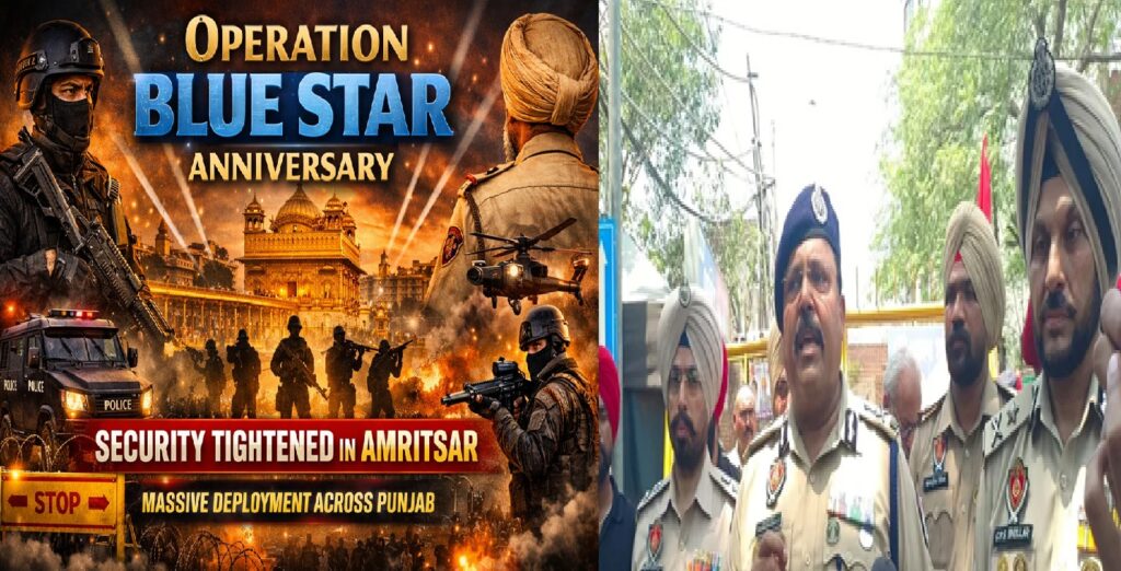 Operation Blue Star Anniversary: Security Tightened in Amritsar as Punjab Deploys Massive Multi-Layered Protection Grid