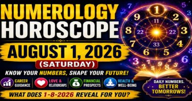 August 1: 2026 – Numerology Horoscope for All Zodiac Signs | Saturday’s Numbers & Cosmic Guidance