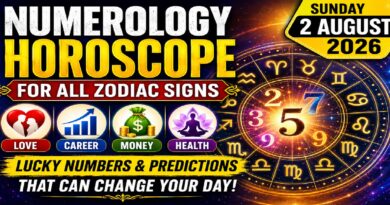 Sunday August 2: 2026 – Numerology Horoscope for All Zodiac Signs | Lucky Numbers, Career, Love & Money Predictions