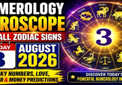 Monday August 3: 2026 – Numerology Horoscope for All Zodiac Signs | Lucky Numbers, Career, Love & Money Predictions