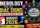 Wednesday August 5: 2026 – Numerology Horoscope for All Zodiac Signs | What Your Lucky Number Reveals Today