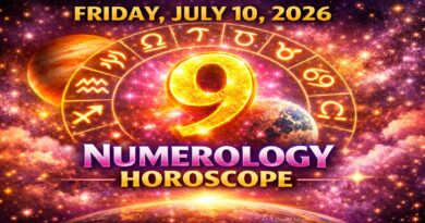 Friday - July 10: 2026 Numerology Horoscope | Lucky Numbers & Daily Predictions for All Zodiac Signs