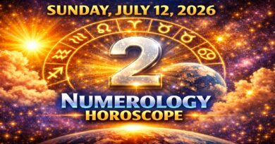 Sunday: July 12 - 2026 Numerology Horoscope | Lucky Numbers & Cosmic Predictions for All Zodiac Signs