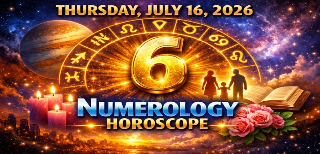 Thursday: July 16 - 2026 Numerology Horoscope | Lucky Numbers & Daily Predictions for All Zodiac Signs