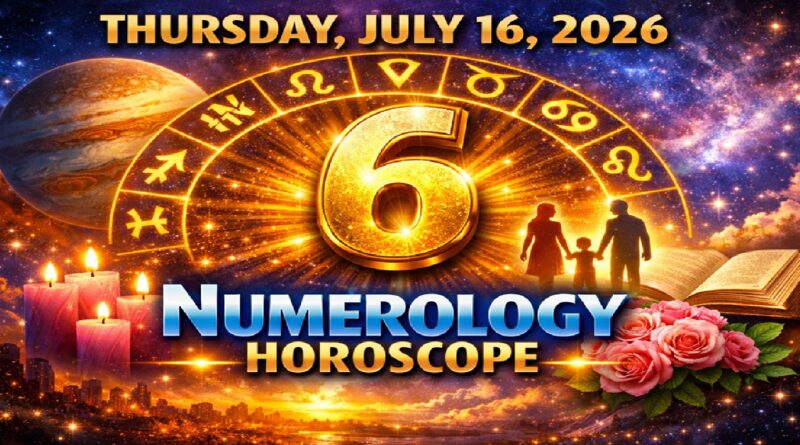 Thursday: July 16 - 2026 Numerology Horoscope | Lucky Numbers & Daily Predictions for All Zodiac Signs