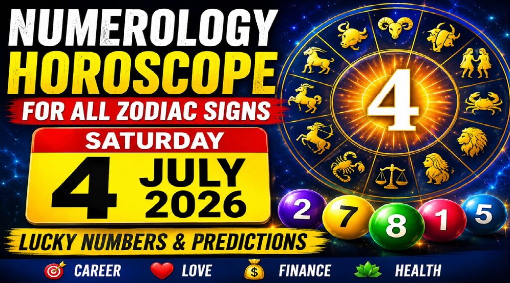 The Numerology Horoscope for Saturday, July 4, 2026: Lucky Numbers and Predictions for Every Sign of the Zodiac