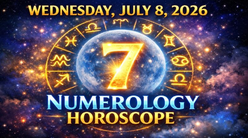 Wednesday: July 8 - 2026 Numerology Horoscope | Lucky Numbers & Daily Predictions for All Zodiac Signs