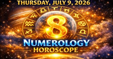 Thursday: July 9 - 2026 Numerology Horoscope | Lucky Numbers & Daily Predictions for All Zodiac Signs