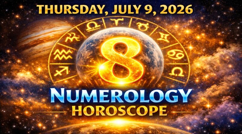 Thursday: July 9 - 2026 Numerology Horoscope | Lucky Numbers & Daily Predictions for All Zodiac Signs