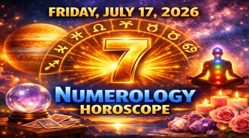 Friday: Numerology Horoscope for July 17–2026 | Fortunate Numbers & Daily Forecasts for Every Sign of the Zodiac