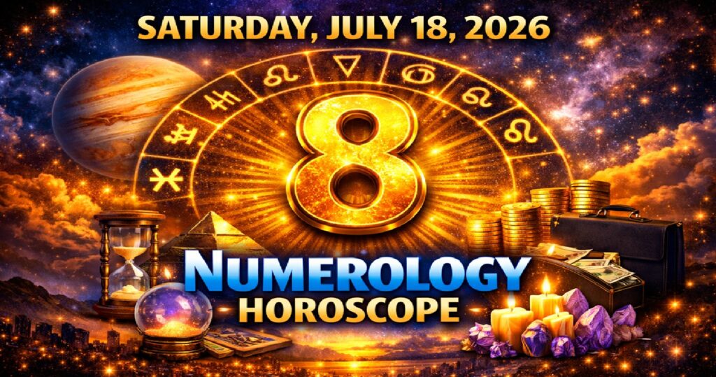 Saturday - July 18:  2026 Numerology Horoscope | Lucky Numbers & Daily Predictions for All Zodiac Signs