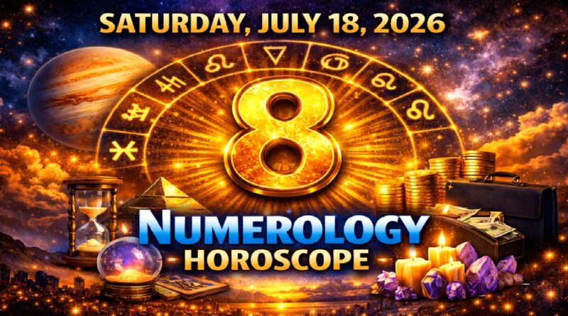 Saturday - July 18:  2026 Numerology Horoscope | Lucky Numbers & Daily Predictions for All Zodiac Signs