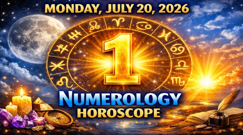 Monday: July 20 - 2026 Numerology Horoscope | Lucky Numbers & Daily Predictions for All Zodiac Signs